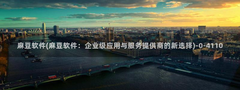 国产麻豆专区：麻豆软件(麻豆软件：企业级应用与服务提供商的新选择)