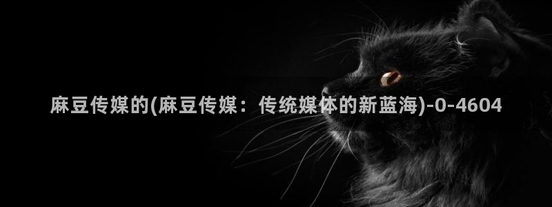 麻豆麻豆：麻豆传媒的(麻豆传媒：传统媒体的新蓝海)